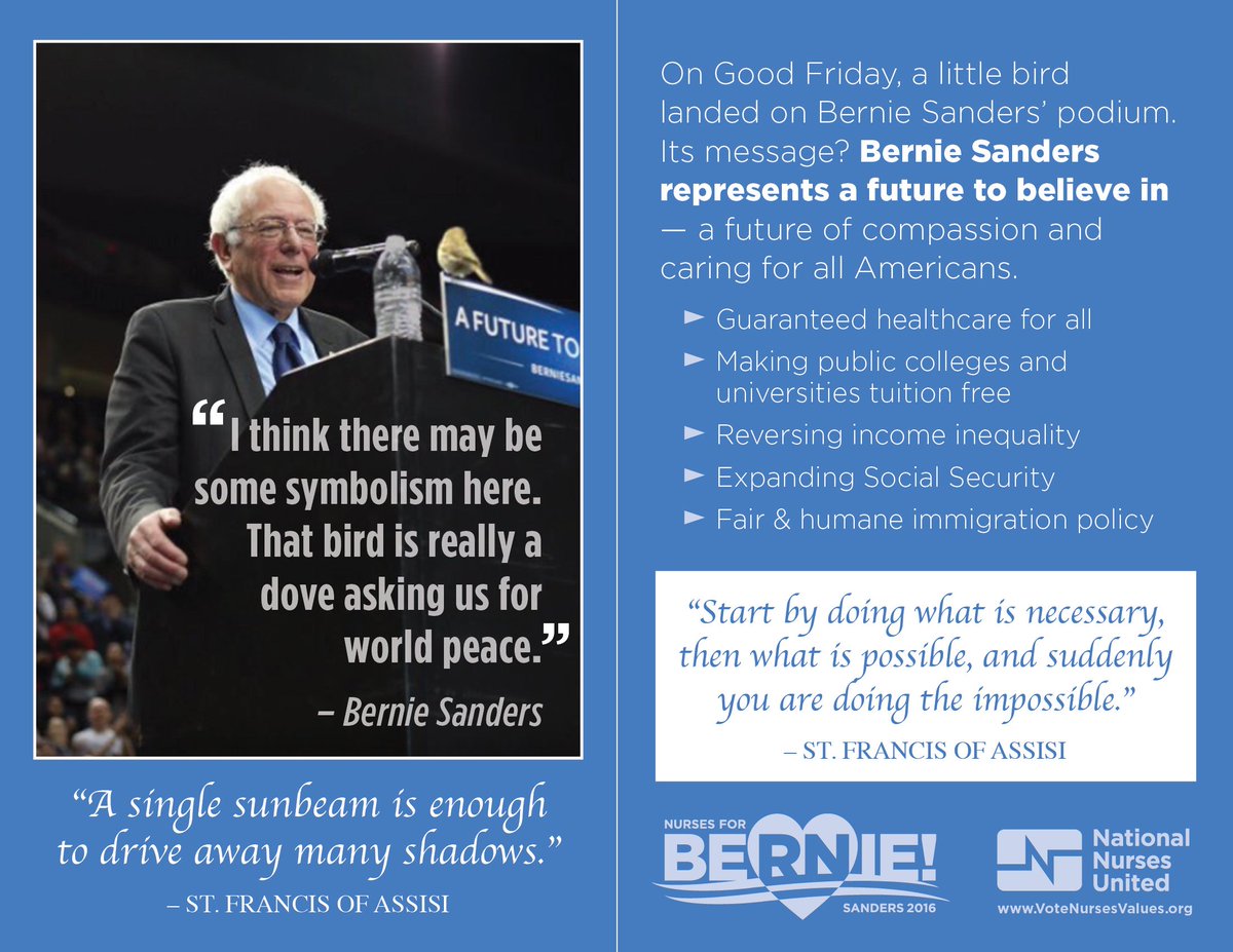 RT @RoseAnnDeMoro: Share these Good Friday/#BirdieSanders cards at your local church! https://t.co/bufBJFwE4d #FridayFeeling #Vatican https…