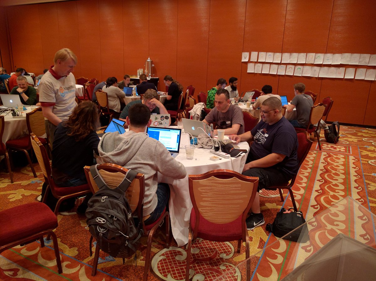 MIdreesButt: #Coders are busy in coding...the environment is fully pumped up at the moment #MagentoImagine #Hackathon #Magento https://t.co/wcjizZSAa5