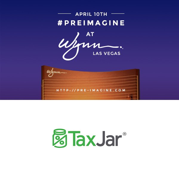 magentogirl: @taxjar Thank you for being one of the first sponsors to signup for #PreImagine this year! See you soon! https://t.co/w0PILgOLhK