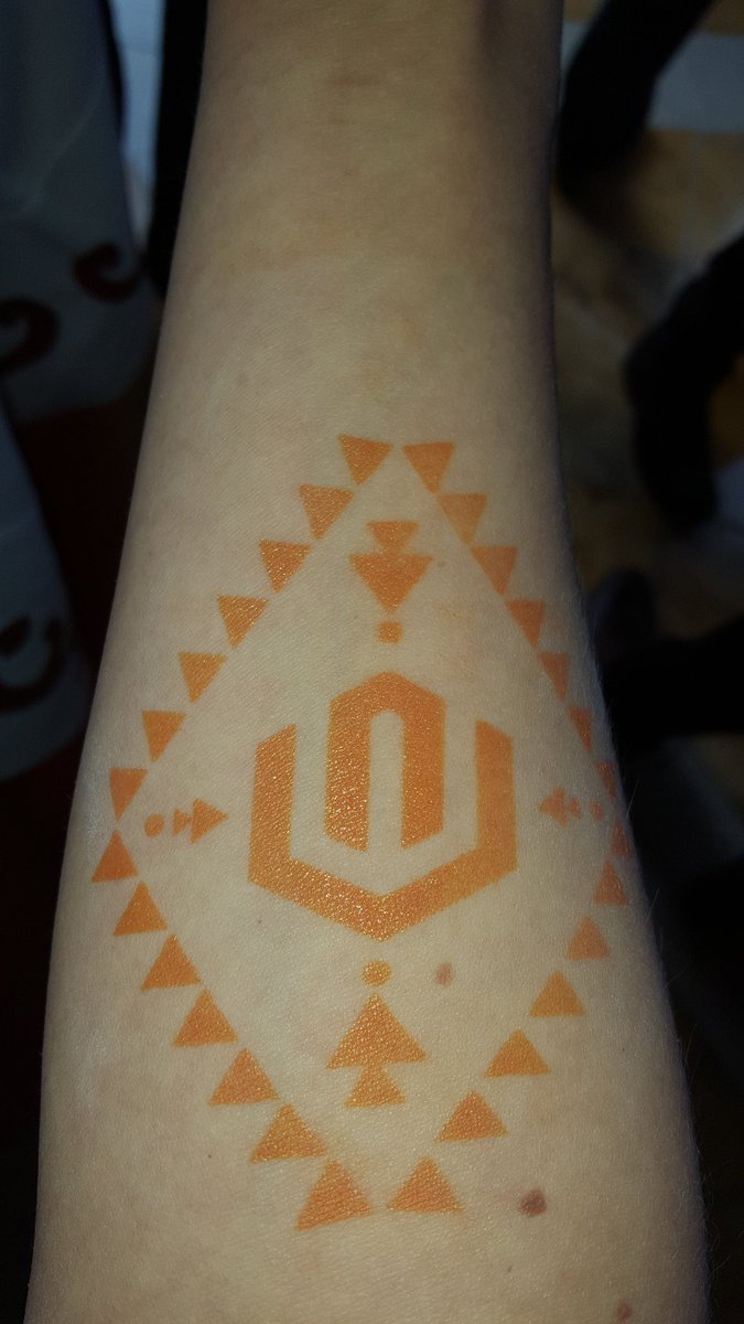 NKukuruzina: My first tattoo! Awesome I guess 😉#MagentoImagine https://t.co/DrOqo4hUiW