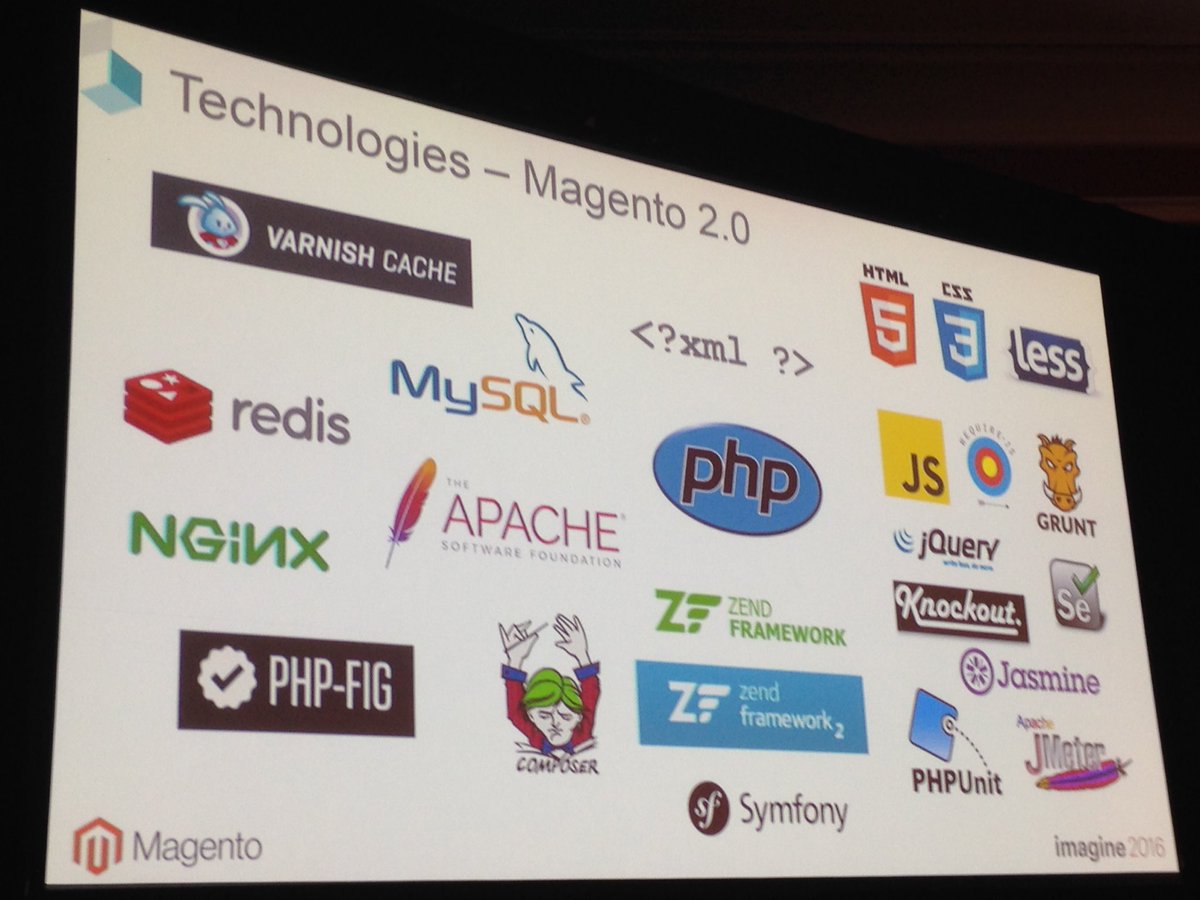 SheroDesigns: #Magento2 technologies has changed and multiplied since the beginning of #Magento #magentoimagine https://t.co/fg30EZnJim