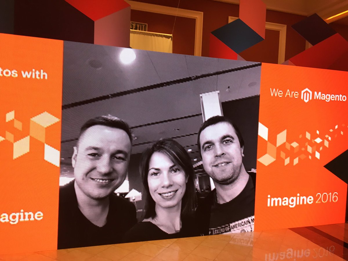 agaltsow: Hey, we're on The TV! #MagentoImagine https://t.co/6NY6gcGi1R