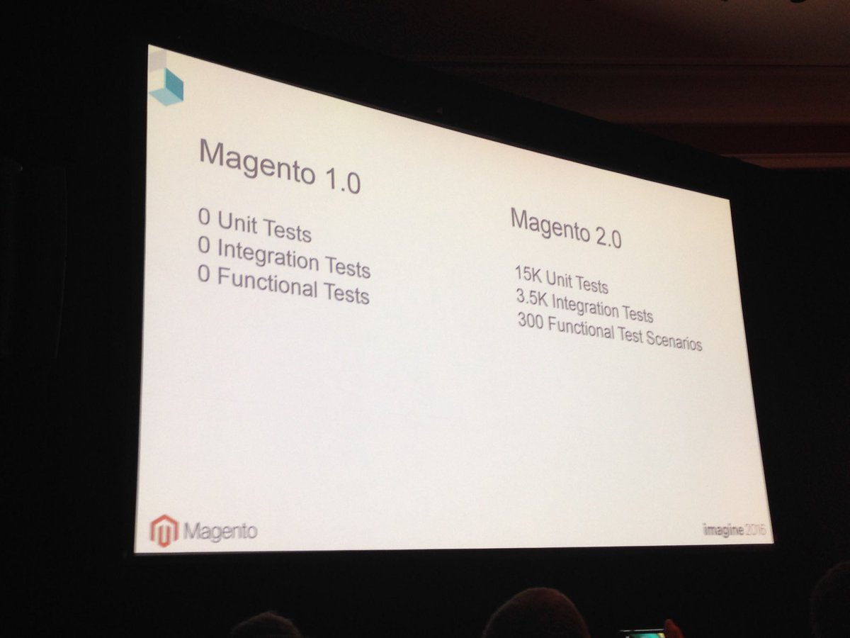 SheroDesigns: We can use and learn from our past #Magento vs #magento2  #magentoimagine #unittesting @foomanNZ @magento https://t.co/FwF6iWKUQq