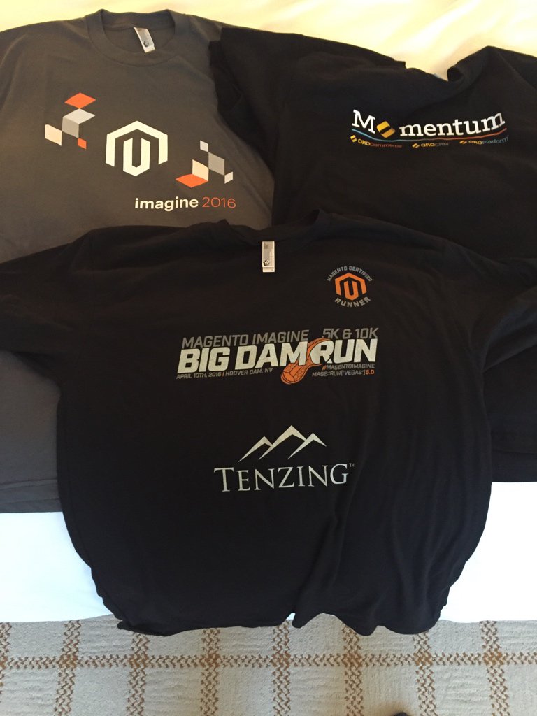 joshdw1: Day 1 of #MagentoImagine about to start, t-shirts already multiplying. https://t.co/j60lDgIiUz