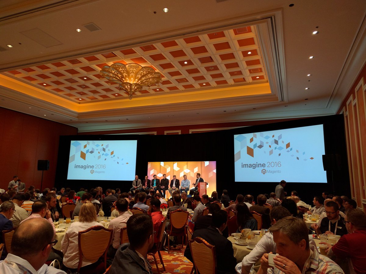 GorillaCommerce: Full house at the @PayPal4Business panel at #MagentoImagine featuring our own @BobMeyer and client @agribeefco https://t.co/SzDqNav5ZW