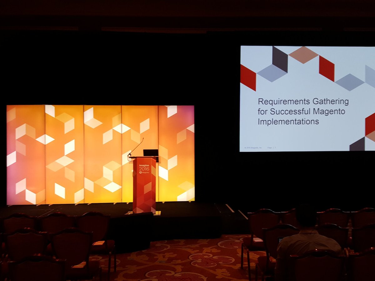 thisisnoticed: We are at the Requirements Gathering for Successful Magento Implementations.nn#MagentoImagine #Magento #noticed https://t.co/1vxmPv4ofg