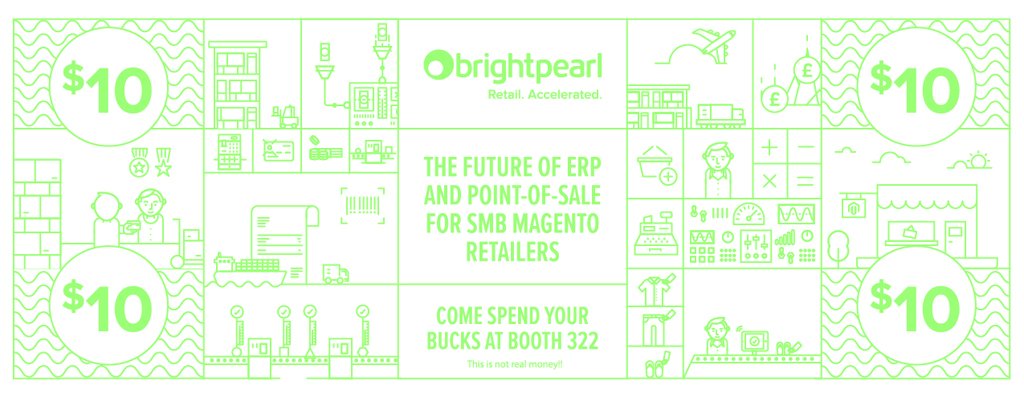 BrightpearlHQ: Look out for Brightpearl money at #MagentoImagine, get a sneak peek of our new #POS & spend your bucks at booth 322! https://t.co/YWWW9nLTYK