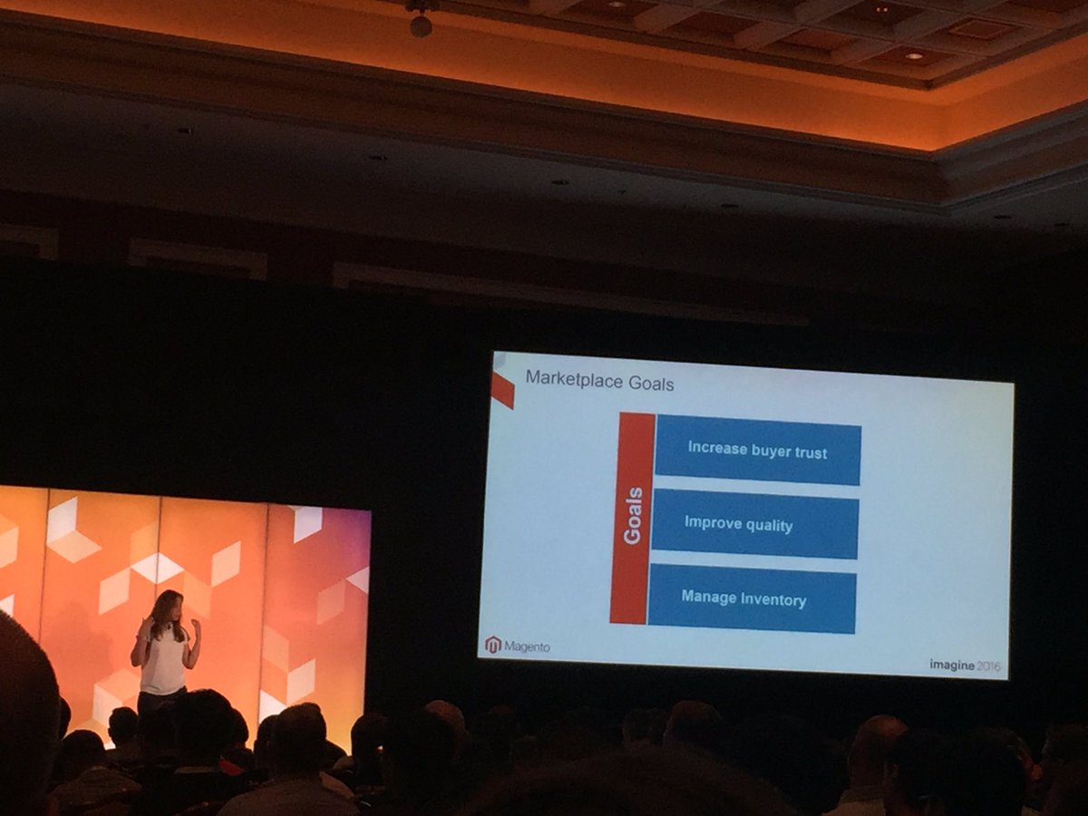 lindykyaw: @tsoroka_  presenting the goal of Magento official extension market place #MagentoImagine https://t.co/vmlhgfPqF8