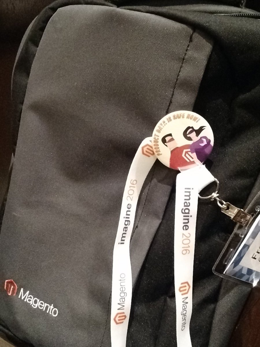 francois_chaix: Good to see @akeneopim  goodies when opening #MagentoImagine  backpack :-) https://t.co/P7wY9NdUBh