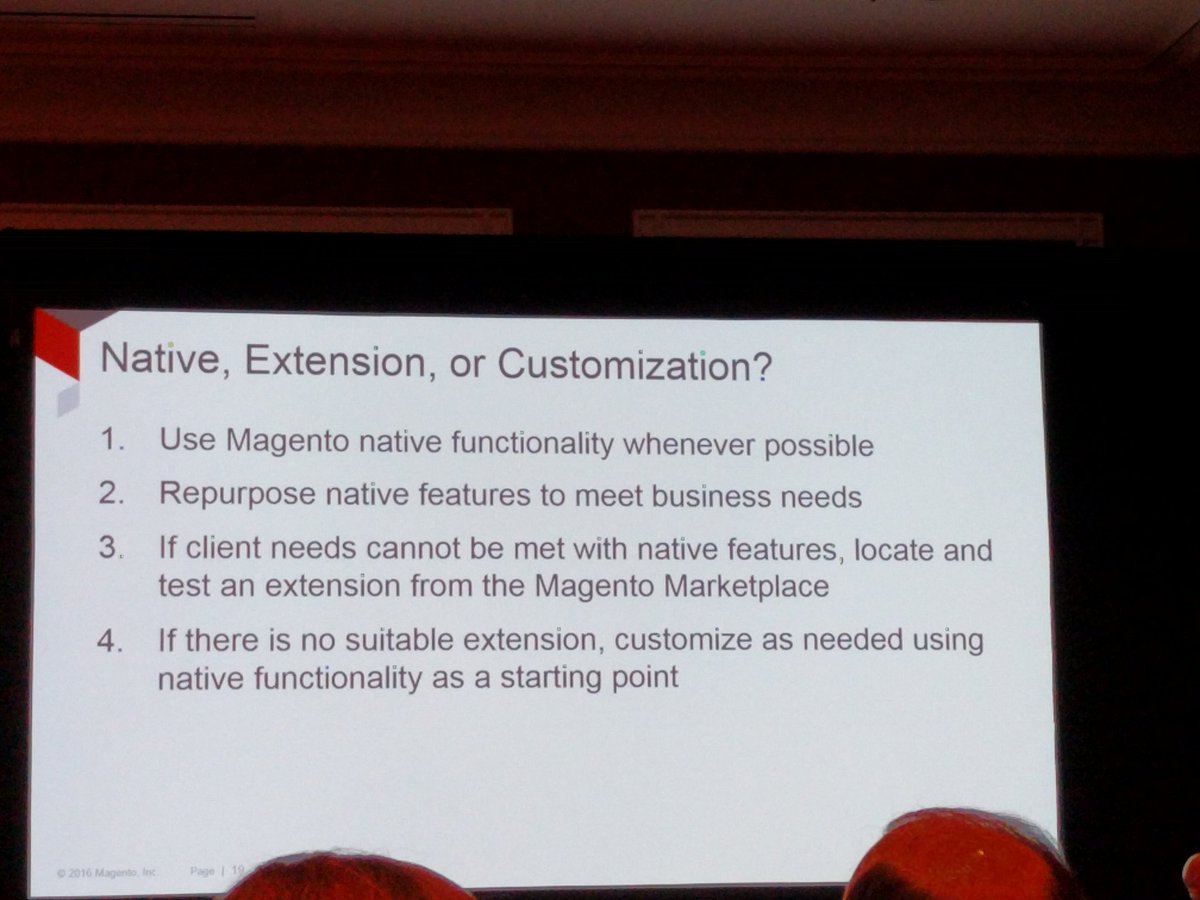 MIdreesButt: When should we go for Magento customizations? #MagentoImagine #MagentoMonday #magento @RLTSquare https://t.co/gyAfpfi6Kz