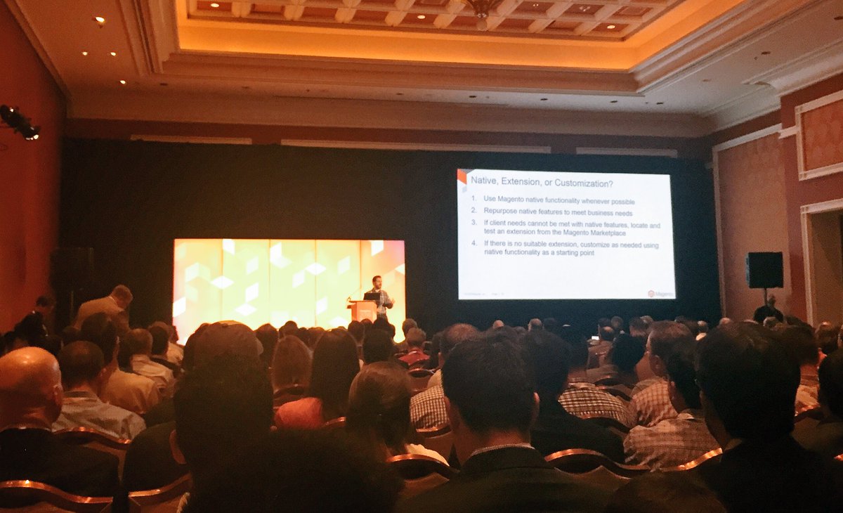 durichitayat: Enjoying my first session on Requirements Gathering for Magento Implementation best practices #MagentoImagine https://t.co/CKn4uA6KnX