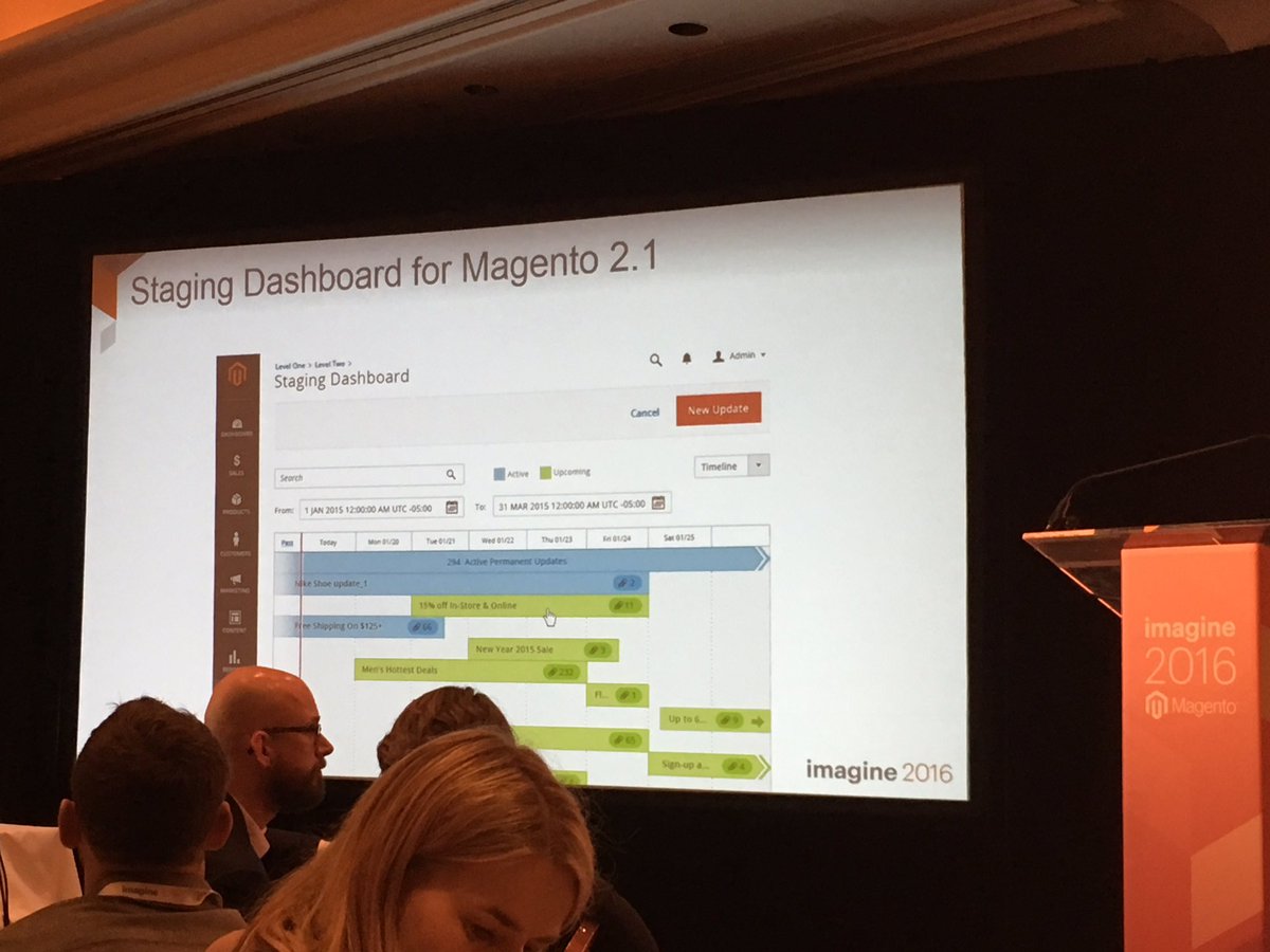 alexanderdamm: Staging Dashboard in Magento 2.1 #MagentoImagine https://t.co/UDY5Bydz49