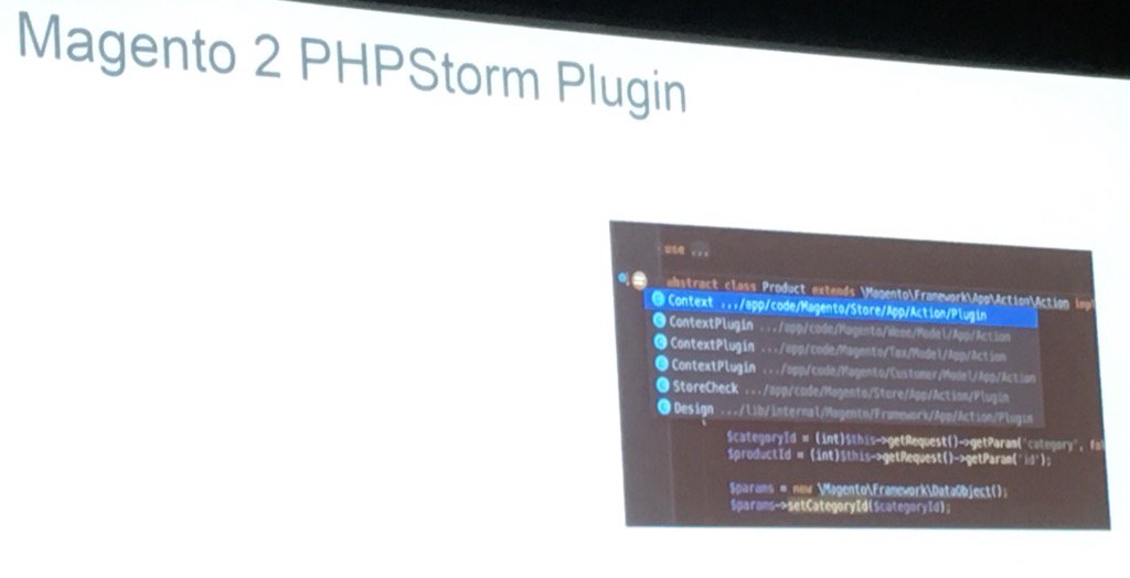 jonathanmhodges: #magento2 PhpStorm plugin for much easier navigation and code creation and file generation#MagentoImagine #deepdive https://t.co/MUyuQjHjml