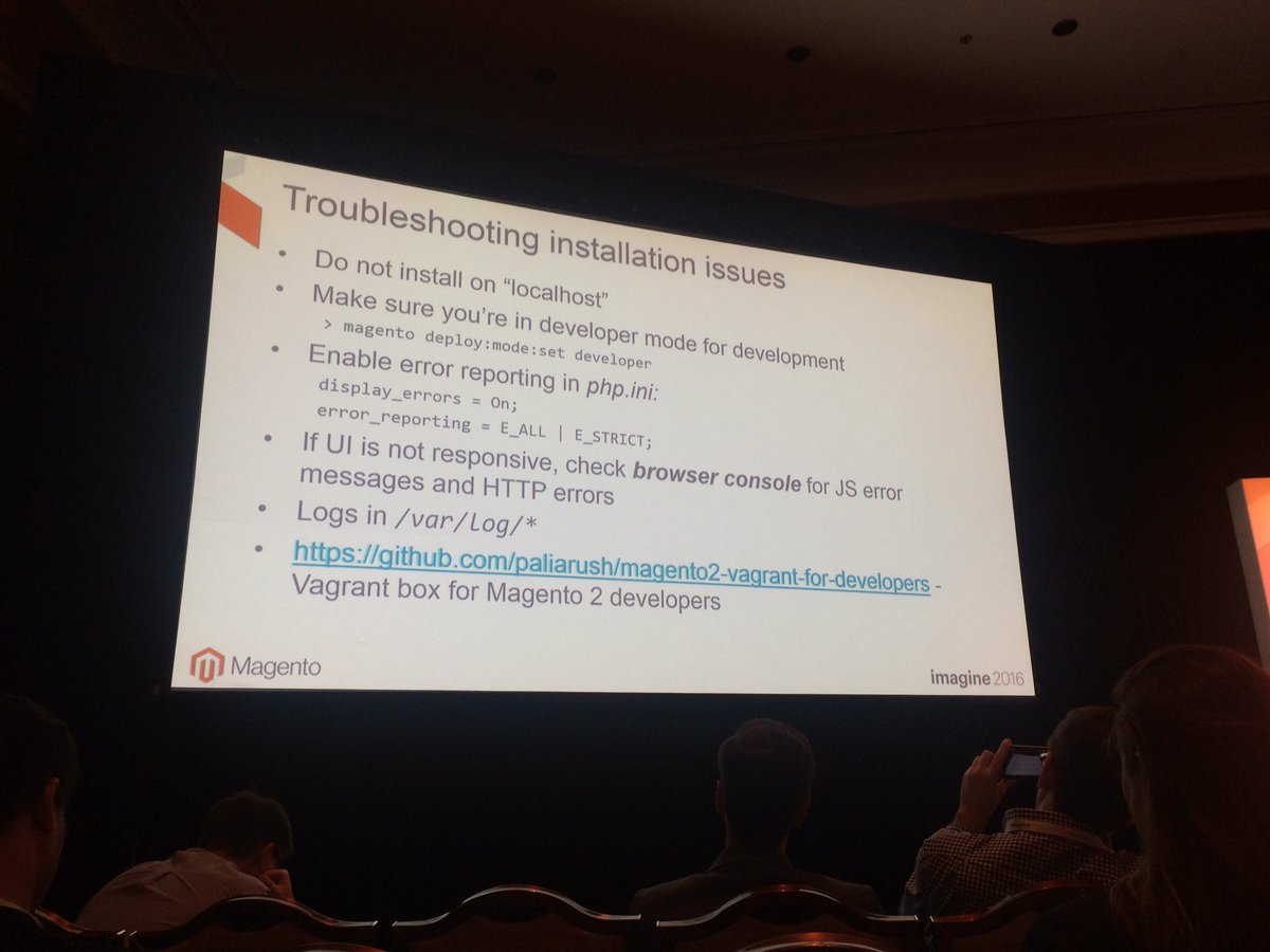 blackbooker: That first one though. #MagentoImagine #deepdive https://t.co/z22o1hAdX6