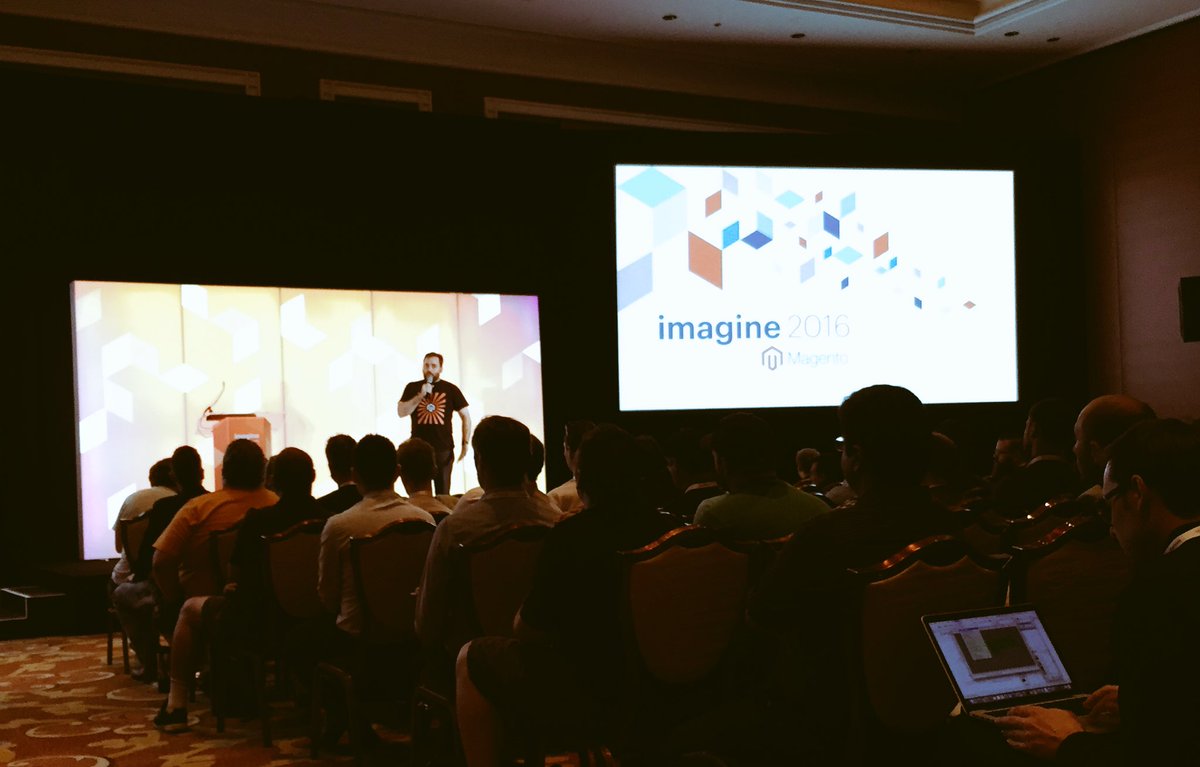 Jarrettboard: Attending the Magento 2 Developer  Session #uniteyourmarketing #MagentoImagine #springbot https://t.co/4ySZFcUOk9