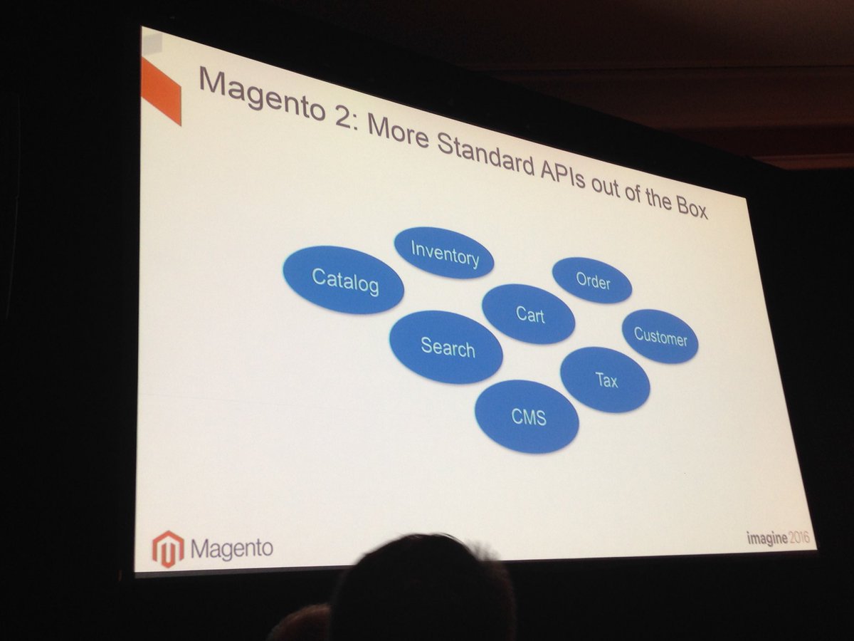 SheroDesigns: Super excited about the #magento2 #APIs out of the box @akent99 @magento #magentoimagine https://t.co/j0Hor0IIte