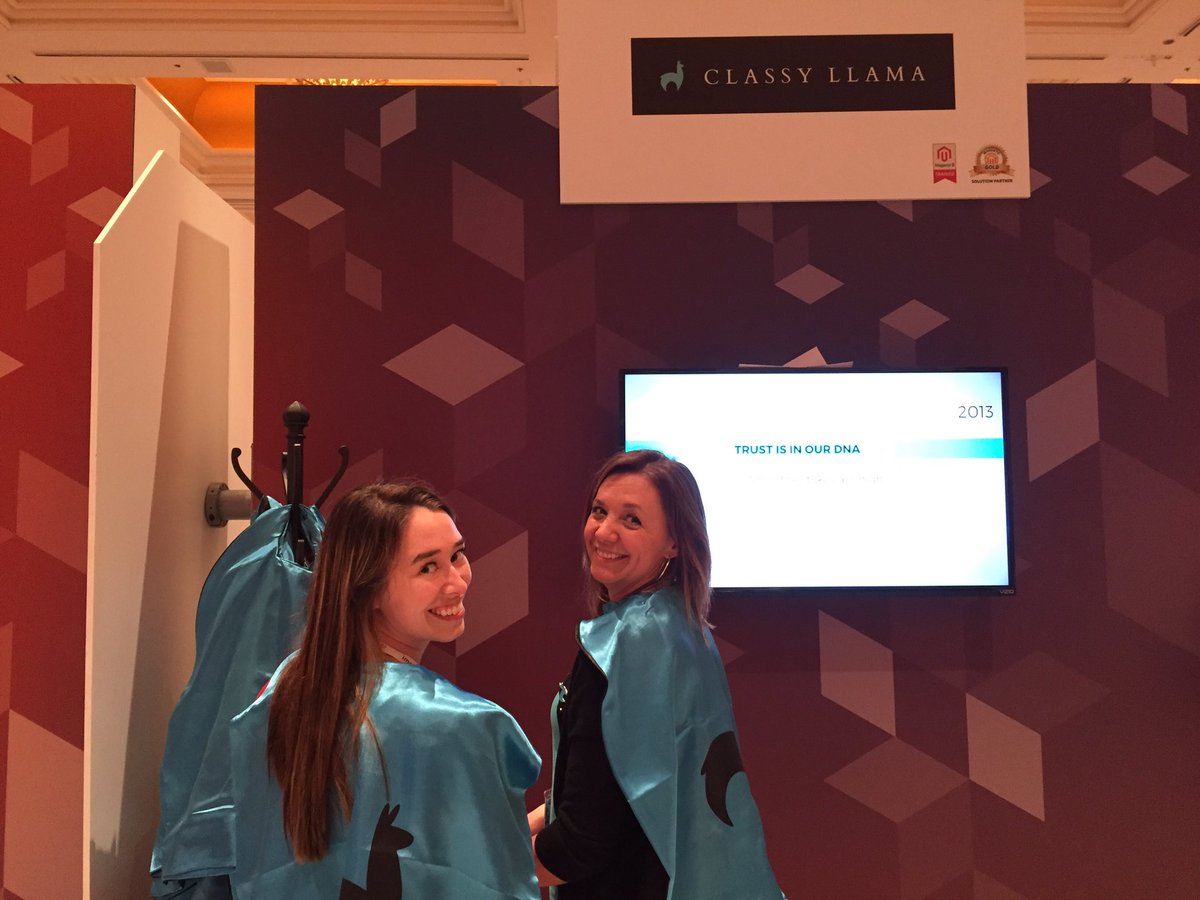 ShipperHQ: The fabulous @classyllama with their capes @ #MagentoImagine https://t.co/a8axoCwIsV