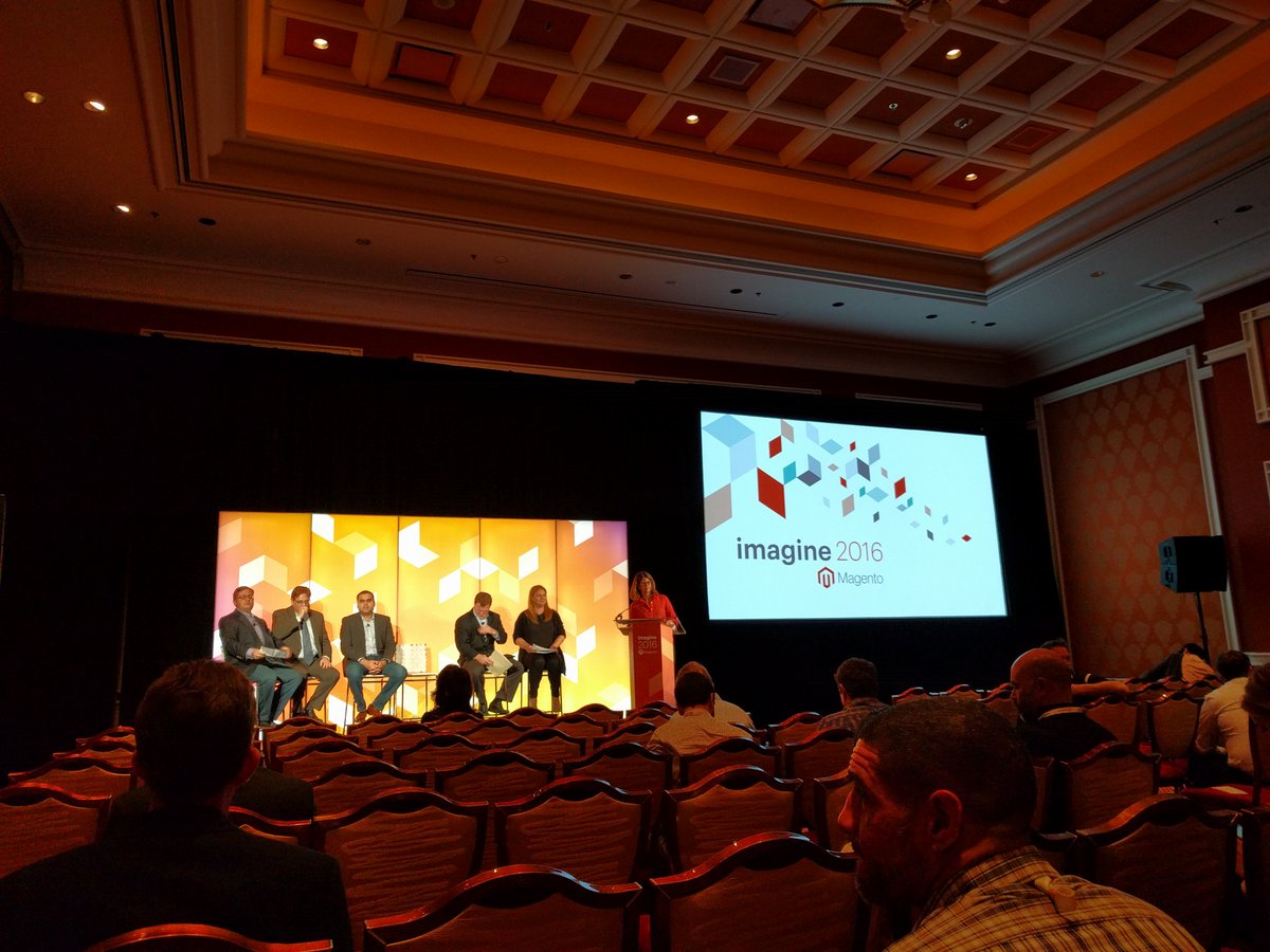 crduffy: About to learn some magento 2 success stories.  Learning about the reasons to make the switch. #MagentoImagine https://t.co/RH4aiHVdjw