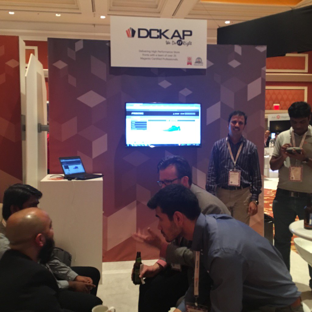 DCKAP: Come by @DCKAP booth 323 for Productimize. - product configurator demo #MagentoImagine https://t.co/3LY8zgsMYo