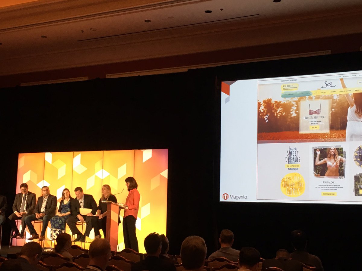 1JuanErnesto: Fantastic story from @SOLlingerie on the power of building a relationship with customer at #MagentoImagine. https://t.co/flOhpH64TN