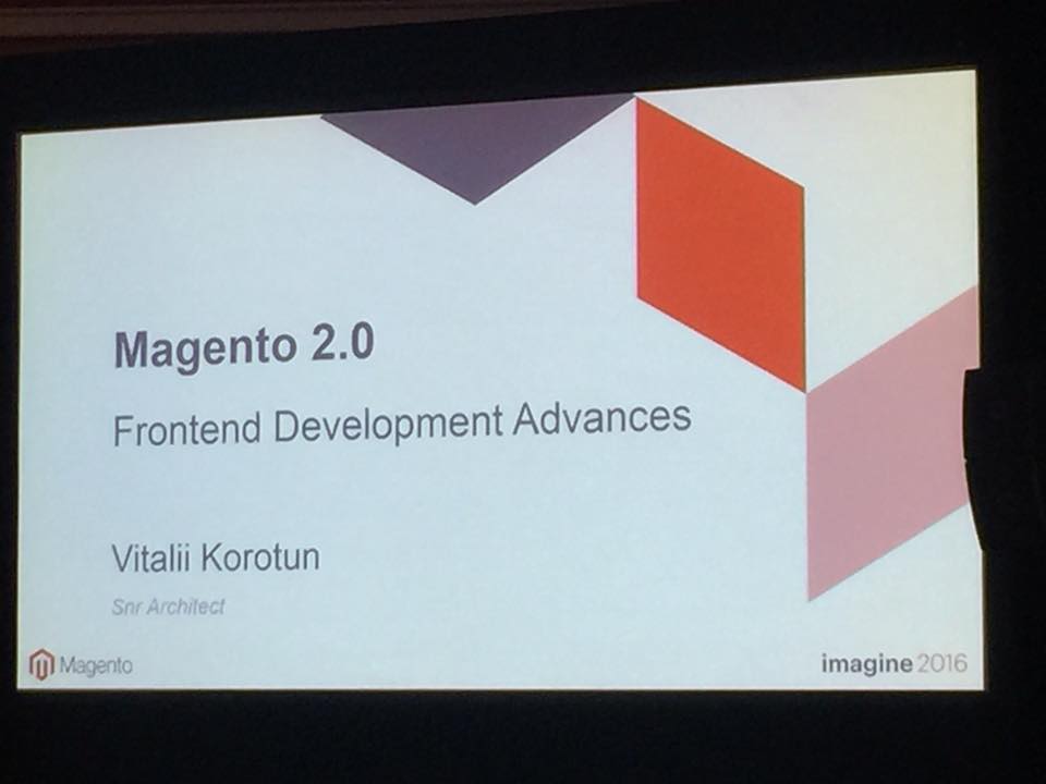 magestore: Magento 2.0 Frontend Development Advances with speaker Vitalii Korotun!nUpdating...n#MagentoImagine #Magento https://t.co/Ev36UD11mw