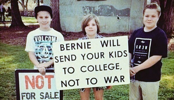 RT @BernieArtists: Do it for the youth #FeelTheBern @BernieSanders https://t.co/4w4wsGuHwA