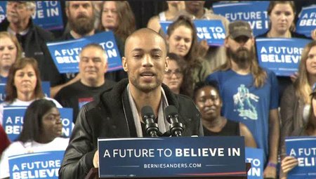 RT @TheRealNews: Actor and activist @Kendrick38 speaking in Baltimore at the @BernieSanders rally: https://t.co/d8Gkjh7WGz https://t.co/fPK…
