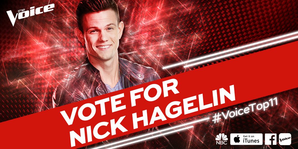 Vote for @nickhagelin! Downloads count as votes - https://t.co/507OIwQ6ub #VoiceTop11 #TeamXtina https://t.co/qE1phdTwuU