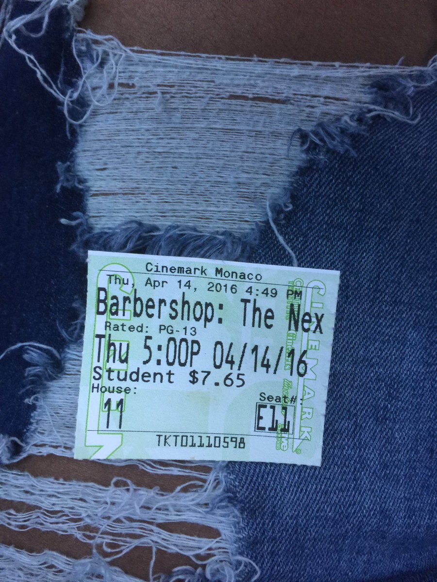 RT @DutchessOfPink: @NICKIMINAJ just walked out of the theater from seeing it. you were so good, baby. ???????? #BarbershopTheNextCut https://t.c…