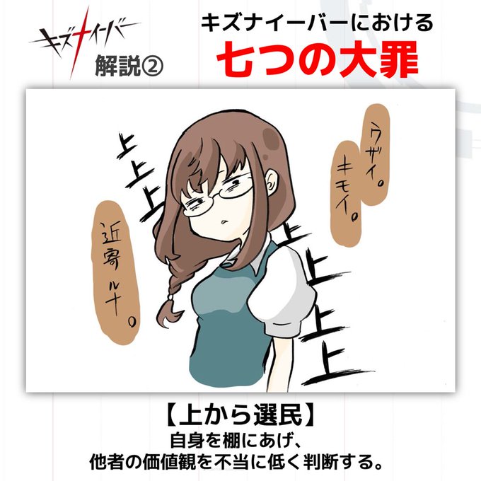 【イラストでわかる!キズナイーバー(イラスト:山村響)②-2】続き)園崎曰く、他者との協調性が何より重んじられる現代の日 【イラストでわかる!キズナイーバー(イラスト:山村響)②-2】続き)園崎曰く、他者との協調性が何より重んじられる現代の日