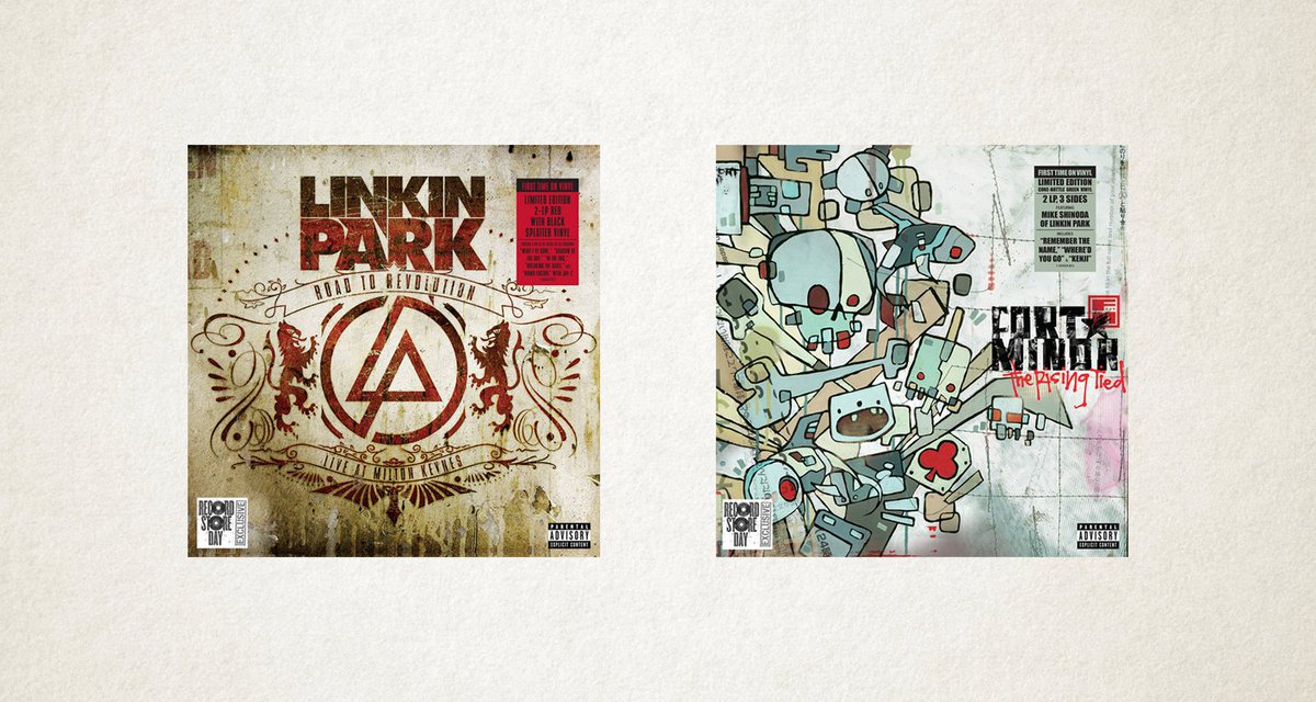 Celebrating #RecordStoreDay with releases from @FortMinor and Linkin Park. Full details at https://t.co/gaFnIzhrdA. https://t.co/z9d8lFqkwi
