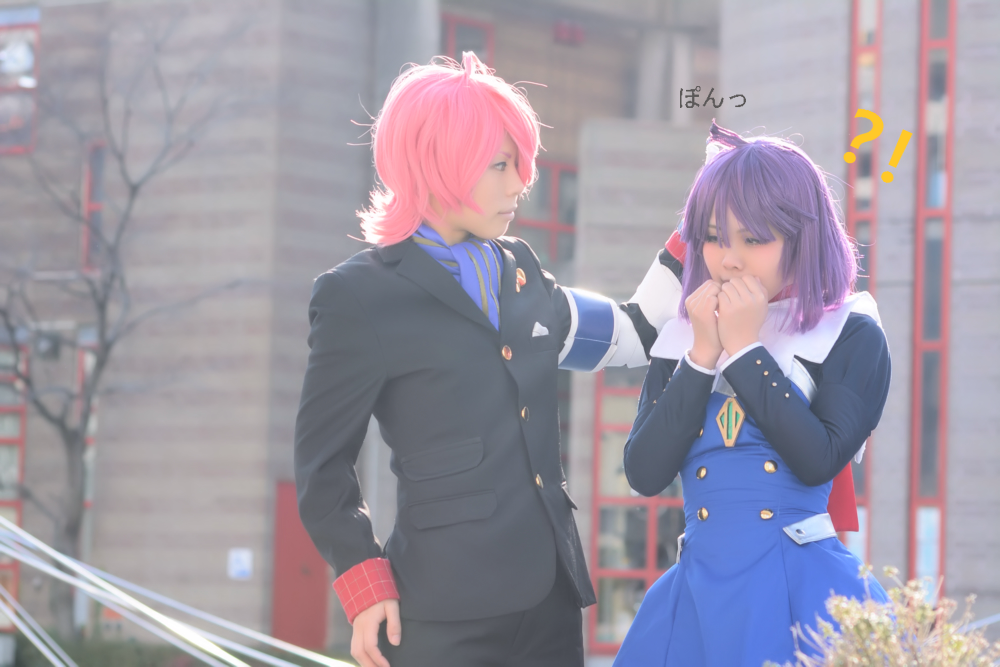 【コス】コンクリート・レボルティオ恋する乙女、輝子ちゃん。(璽朗先輩は髪についてたゴミをとっただけです)人吉爾朗:卯月さ 【コス】コンクリート・レボルティオ恋する乙女、輝子ちゃん。(璽朗先輩は髪についてたゴミをとっただけです)人吉爾朗:卯月さ