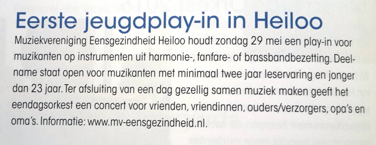 Bron: Eensgezindheid