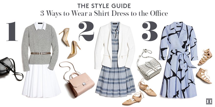 #ITStyleGuide: 3 ways to wear shirt dresses to work: https://t.co/Vk2cqVqUo1 #wearITtowork #workstyle https://t.co/3LtwBsiStA