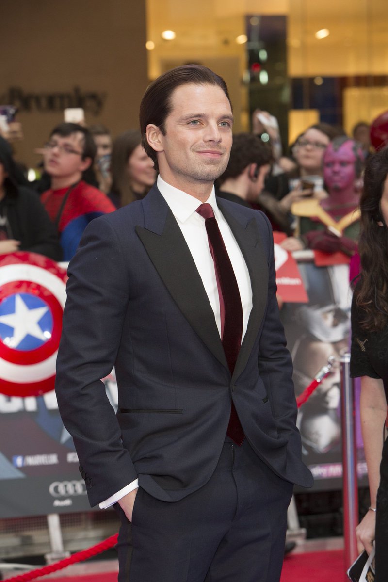 Sebastian Stan AnthonyMackie Caps Bestest Buddies At The Captain America Civil War Sebastian Stan AnthonyMackie Caps Bestest Buddies At The Captain America Civil War
