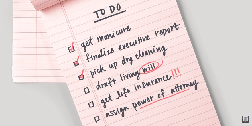 #LifeHack: Get the not-so-fun things, like wills and life insurance, squared away: https://t.co/Ho629WCfcI https://t.co/D6qSwzzNTi