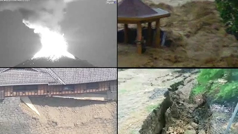 불의 고리 지진 지진이 환태평양 일본 무섭다 바로 난리가 멕시코 자꾸 일본이 SBS8news