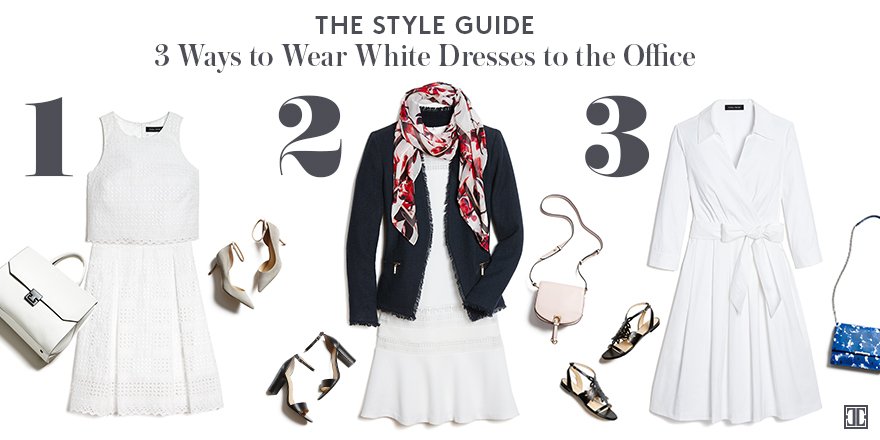 #TheStyleGuide: 3 ways to wear #whitedresses to the office:  https://t.co/oR34lIwYPA #ITStyleGuide #style #workwear https://t.co/3NU6reuc6l