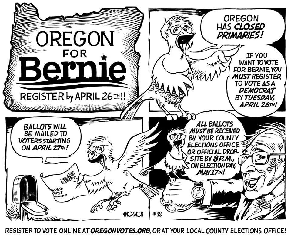 RT @People4Bernie: Oregon: get registered. Vote for @BernieSanders. https://t.co/OKpWIYEbTi #FeelTheBern https://t.co/490FL3SZQS