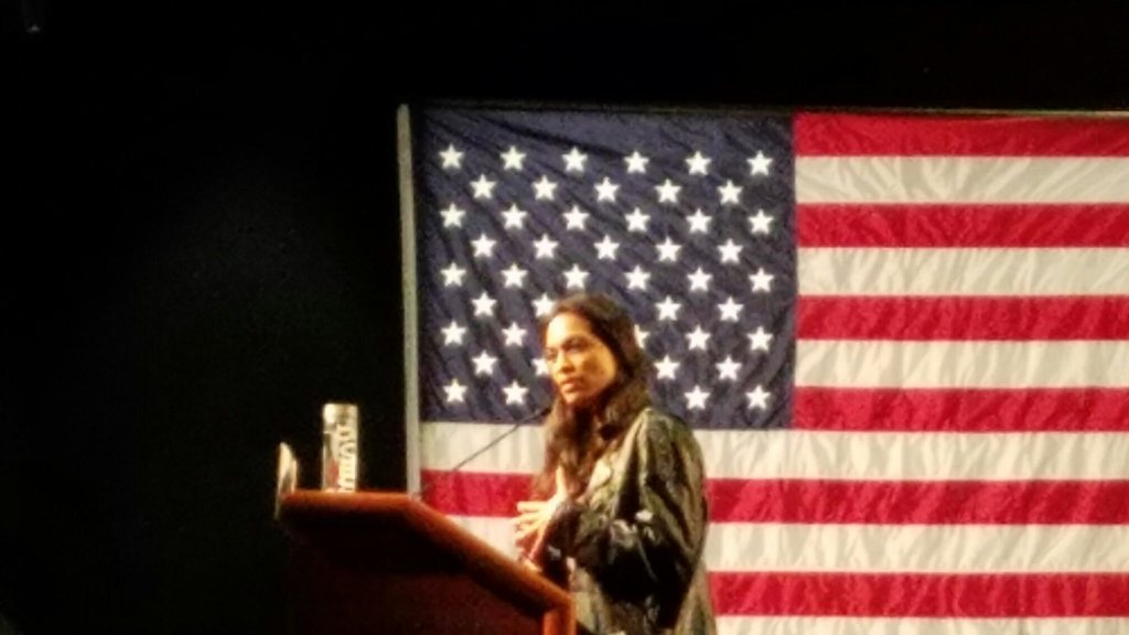 RT @JasEdwards13: I was overwhelmed by her words. Thank you, @rosariodawson ! #FeelTheBern https://t.co/OQzsureo6a