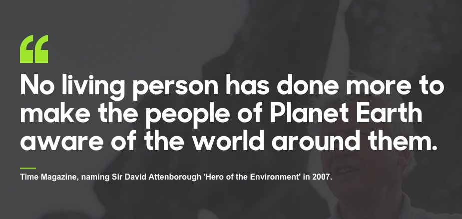 RT @BBCEarth: Nine astonishing ways David Attenborough shaped your world https://t.co/kCPkYPxhrc @BBCiWonder https://t.co/iG0eo5mjZc