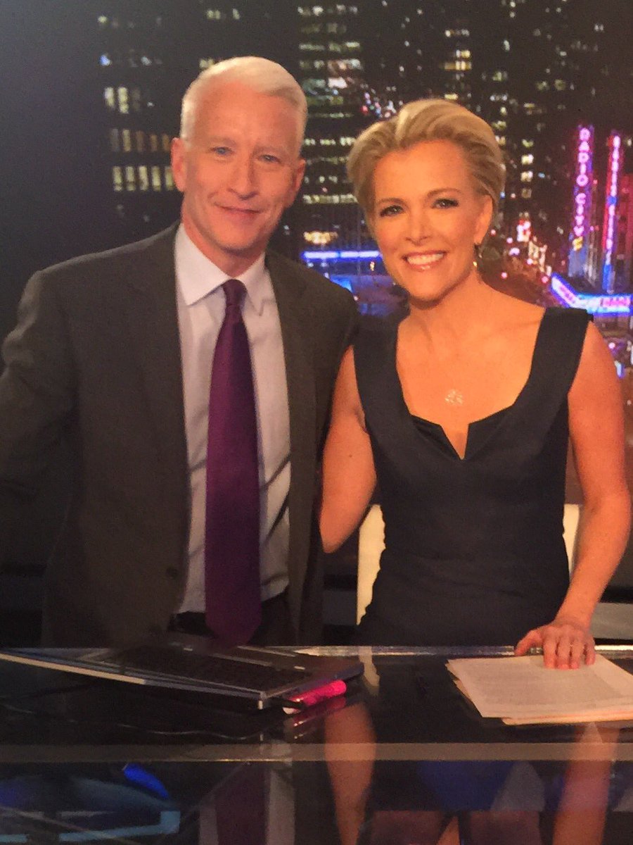 Such a pleasure being interviewed by the enormously talented @megynkelly. #TheRainbowComesAndGoes 