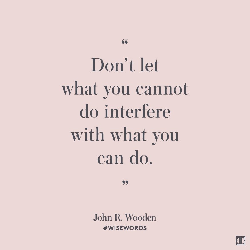 See more #ITwisewords: https://t.co/D8W3p65YSN #wisewords #quote #inspiration #JohnWooden https://t.co/H1lfkPaIF9