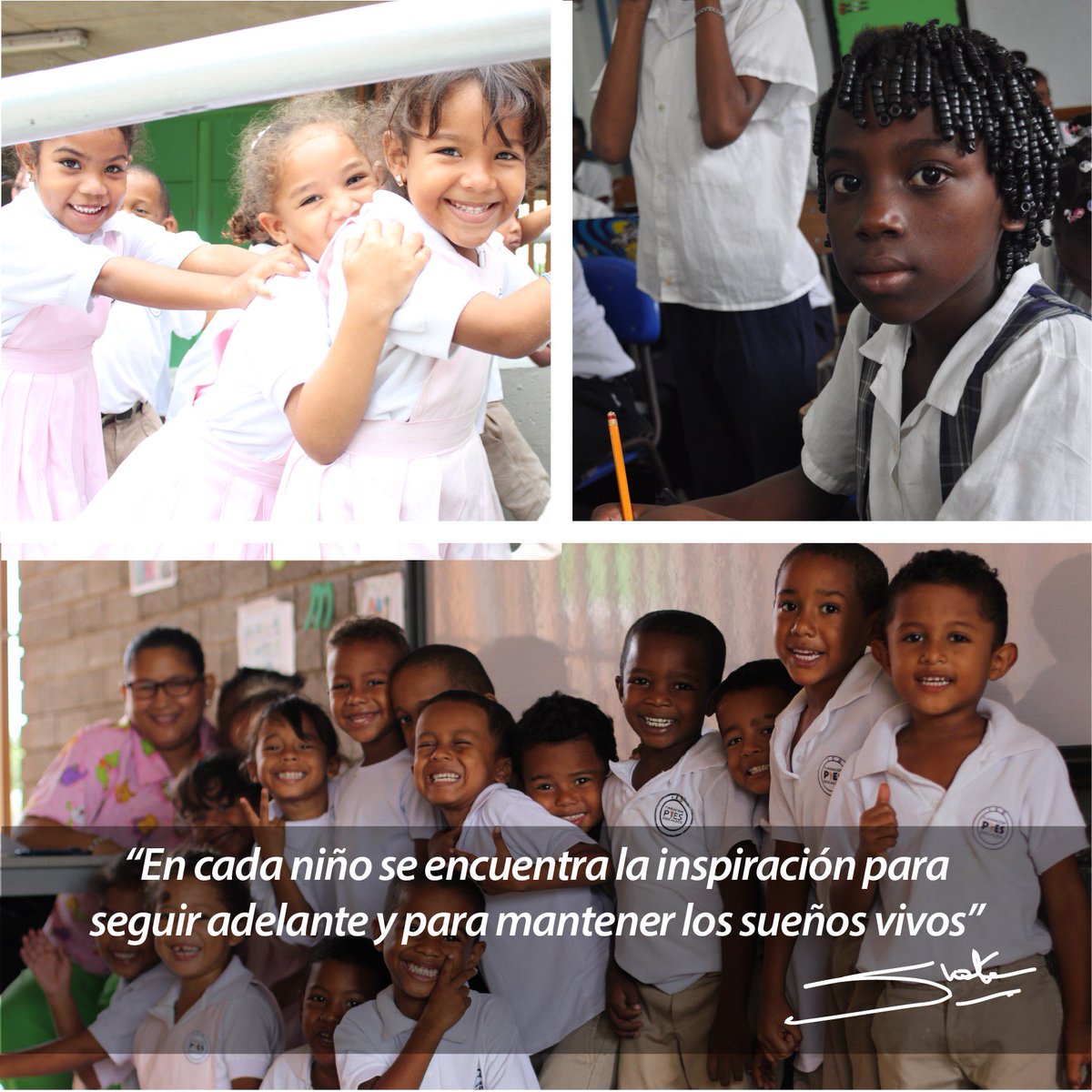 RT @fpiesdescalzos: #FelizDiaDelNiño La educación es la escalera que nos permite alcanzar nuestros sueños! https://t.co/tzjMmBtqly