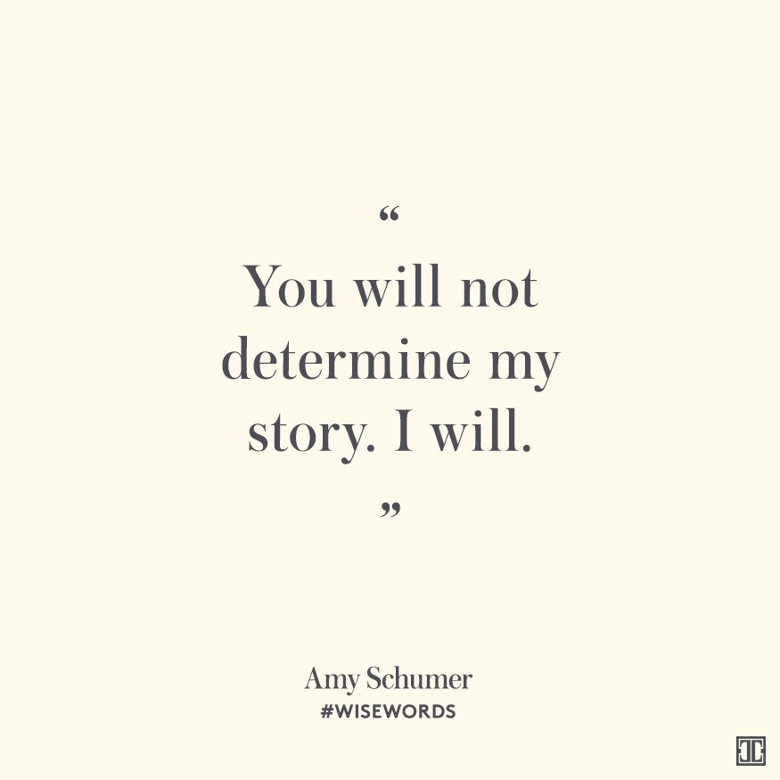 See more #ITwisewords: https://t.co/gIXSPrquyP #wisewords #inspiration #quote @amyschumer https://t.co/hKozfLc3cL