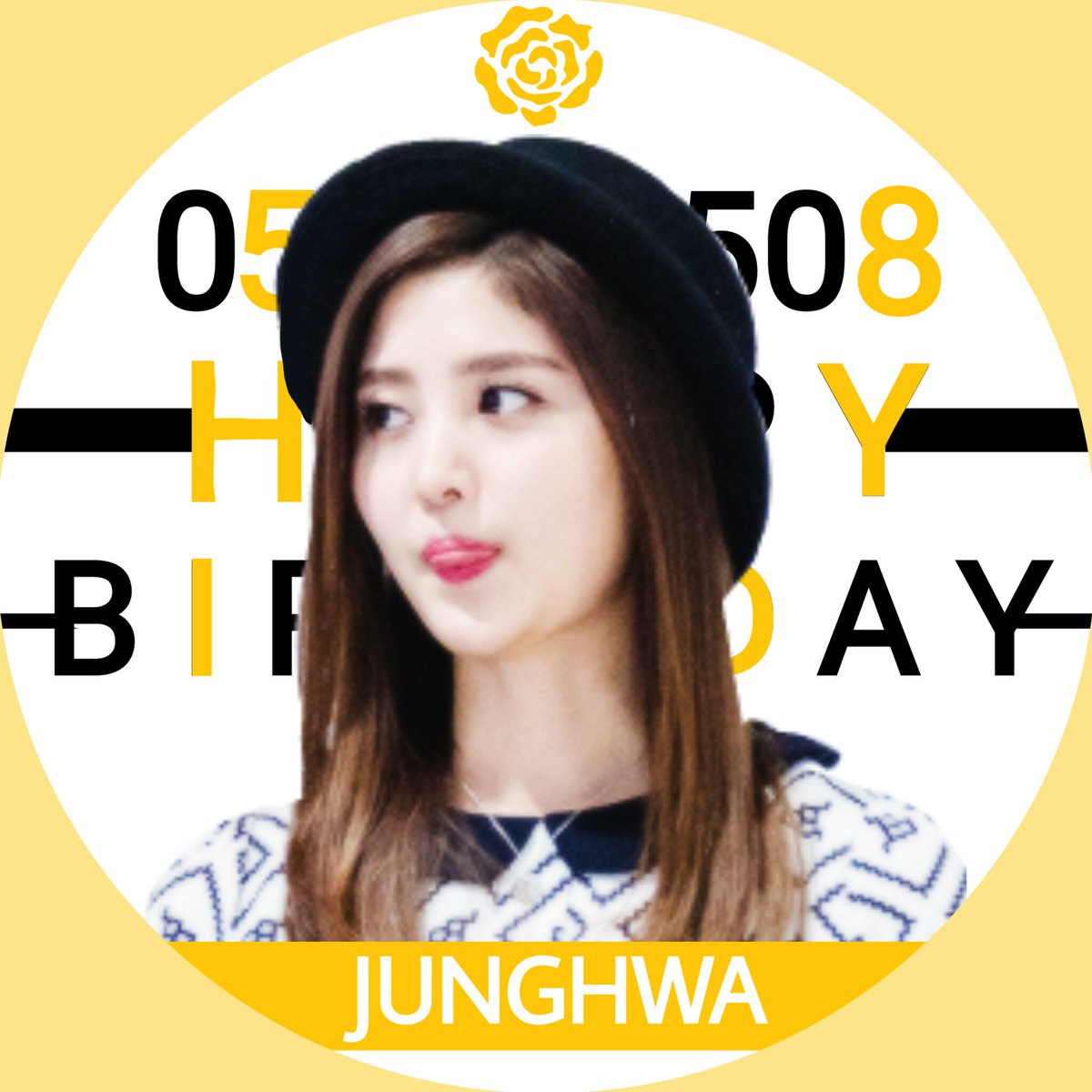 정화 EXID 생일을 마음이 탐라 축하합니다 22번째 JEONGHWADAY 마음을 위해 행복한 귀여운 950508com