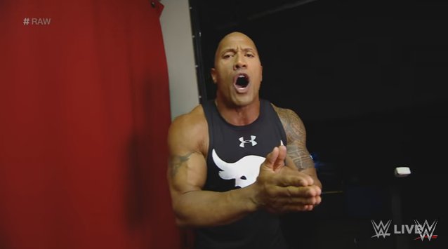 RT @Country104: .@TheRock launches #TheRockClock and it's freaking amazing.  He sings and everything!  https://t.co/fW6Bns79FI https://t.co…