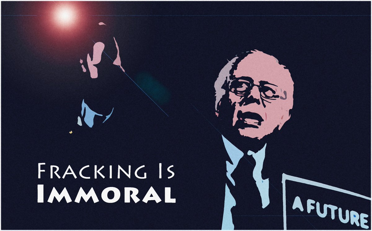 RT @ProjectBernie16: Sensory, respiratory, and neurological damage. Carcinogens in drinking water. Simply put, fracking is immoral. https:/…