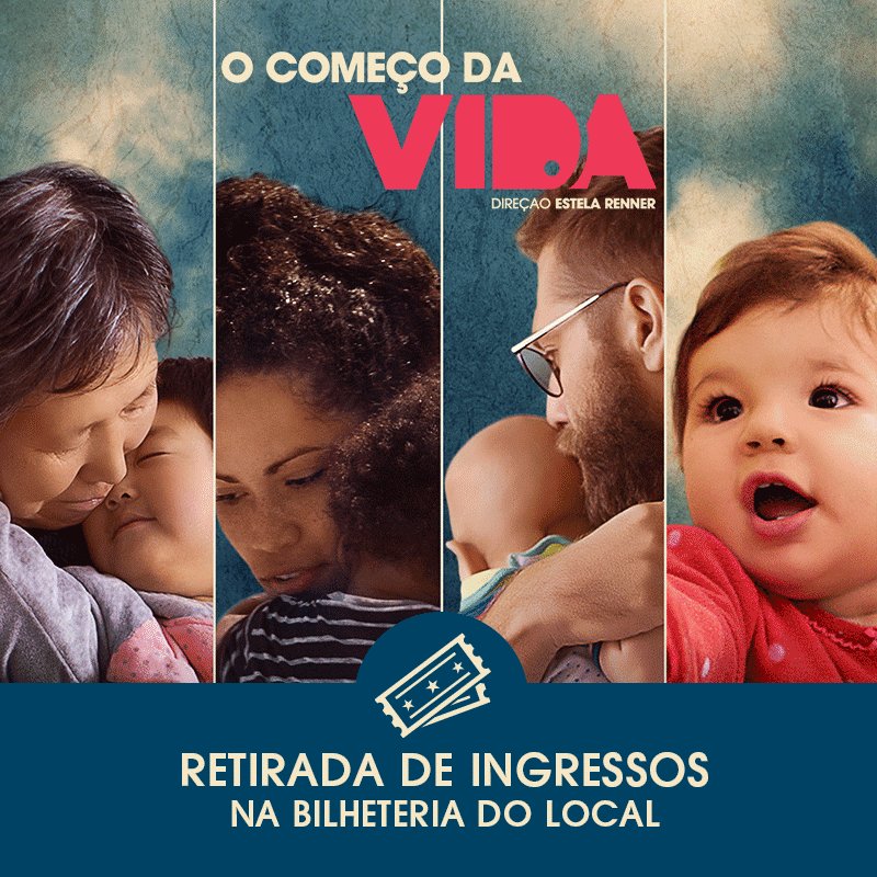 RT @ocomecodavida: De hoje até 8/5, #OComeçodaVida grátis em cinemas Brasil afora. Encontre o mais perto de vc https://t.co/zRPvwUq3mP http…