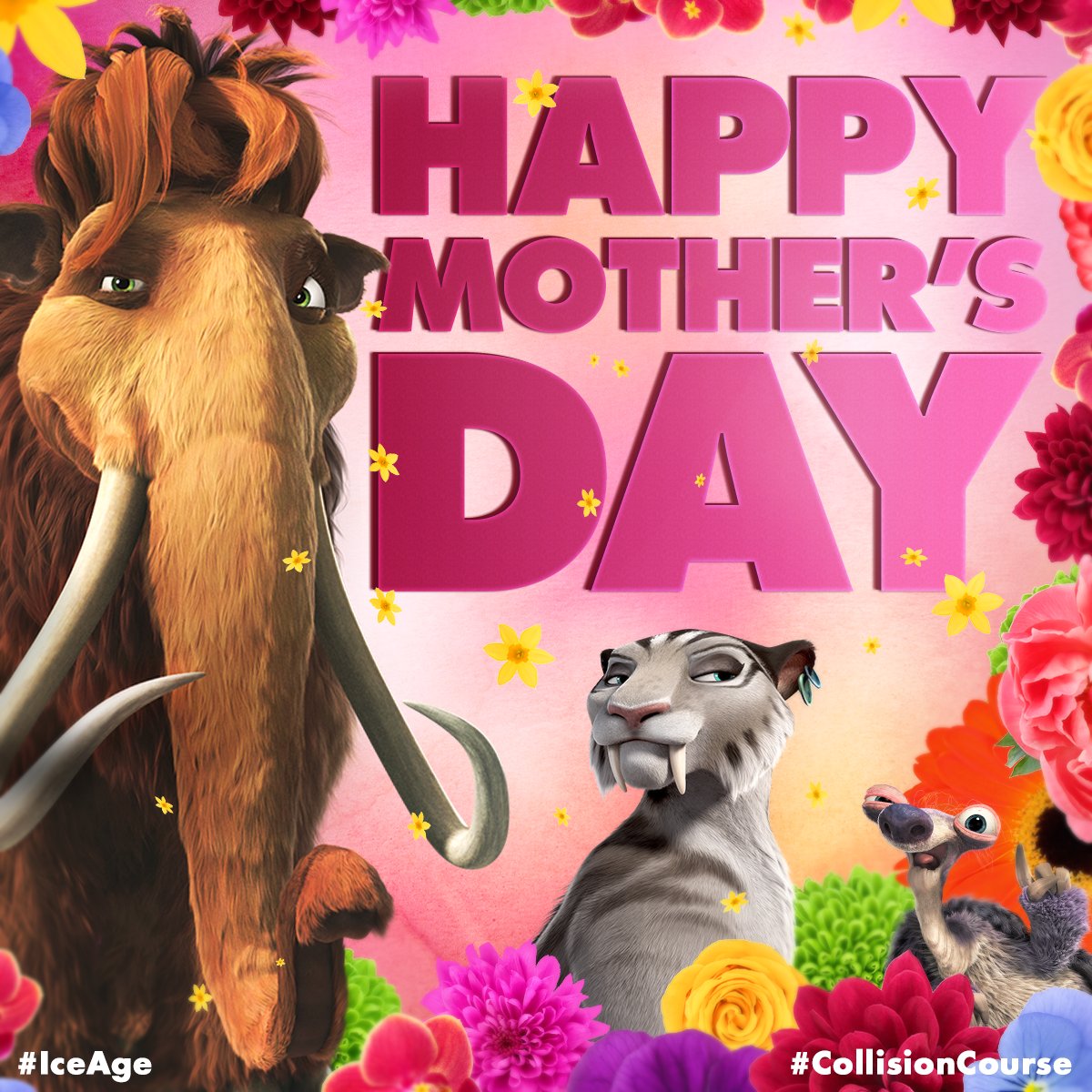 RT @IceAge: Happy #MothersDay to all the cool moms out there. #IceAge #CollisionCourse https://t.co/0z7iejFRzY